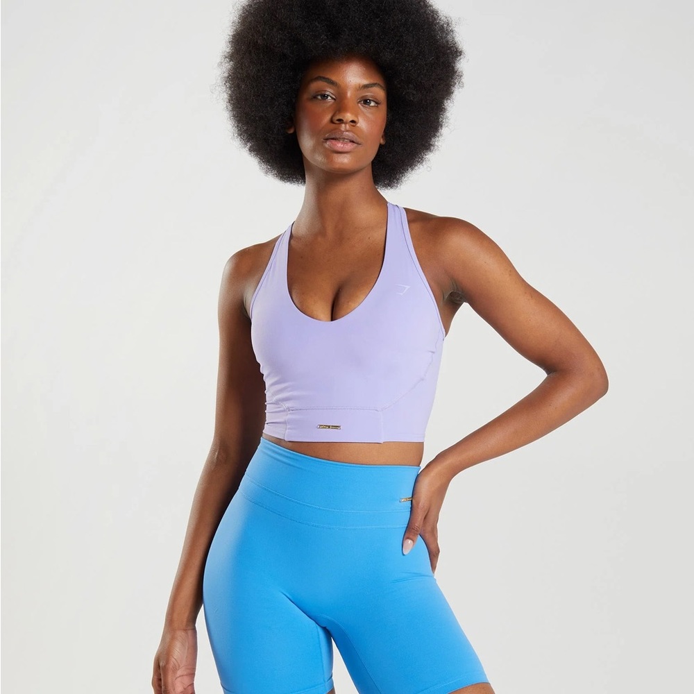 Gymshark Whitney Simmons crop tank - wildflower purple